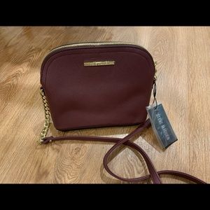 Brand New Maroon Steve Maden Crossbody Purse